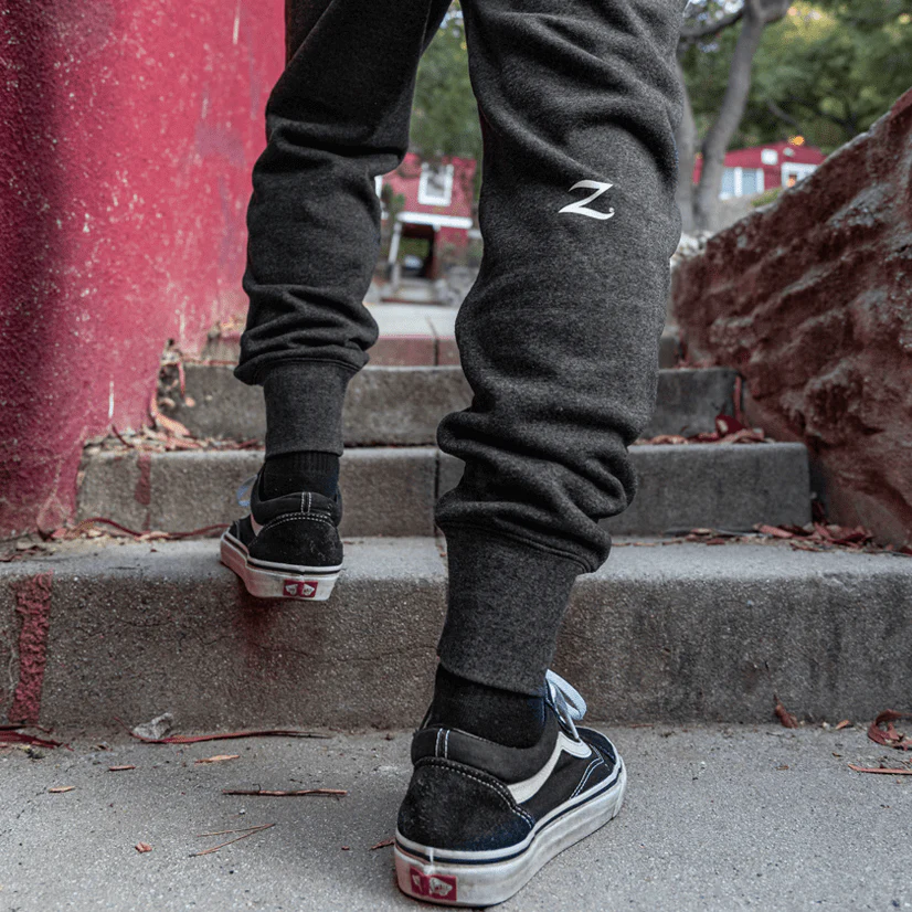 Zildjian Gray Fleece Joggers - Image 4